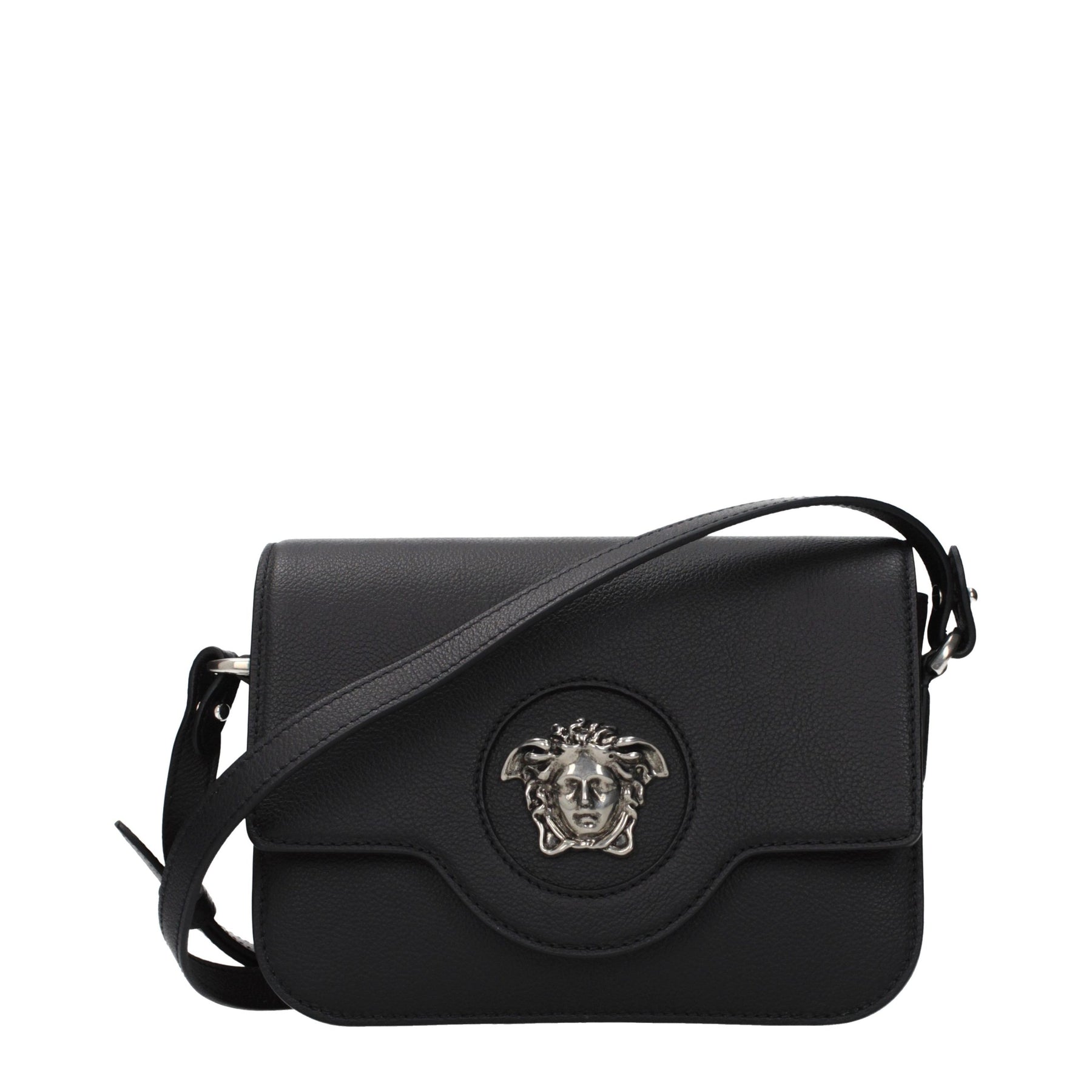Versace Black Leather Crossbody Bag | Regal Royce