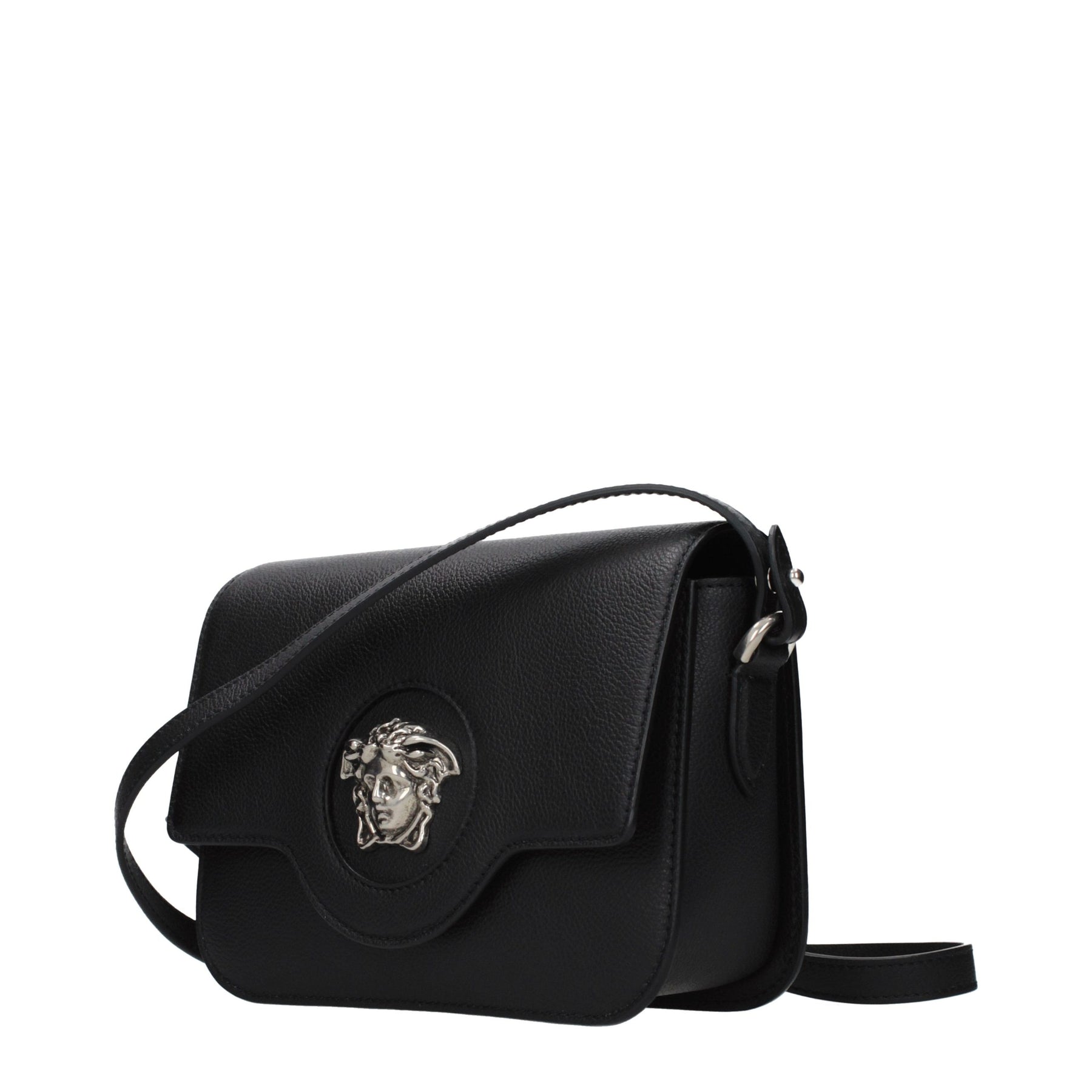 Versace Black Leather Crossbody Bag | Regal Royce