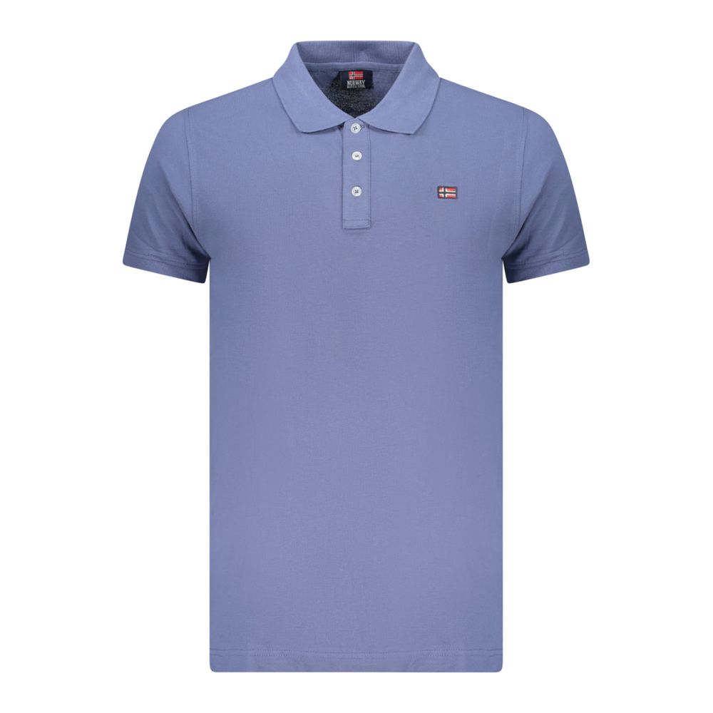 Norway 1963 Blue Cotton Men Polo | Regal Royce