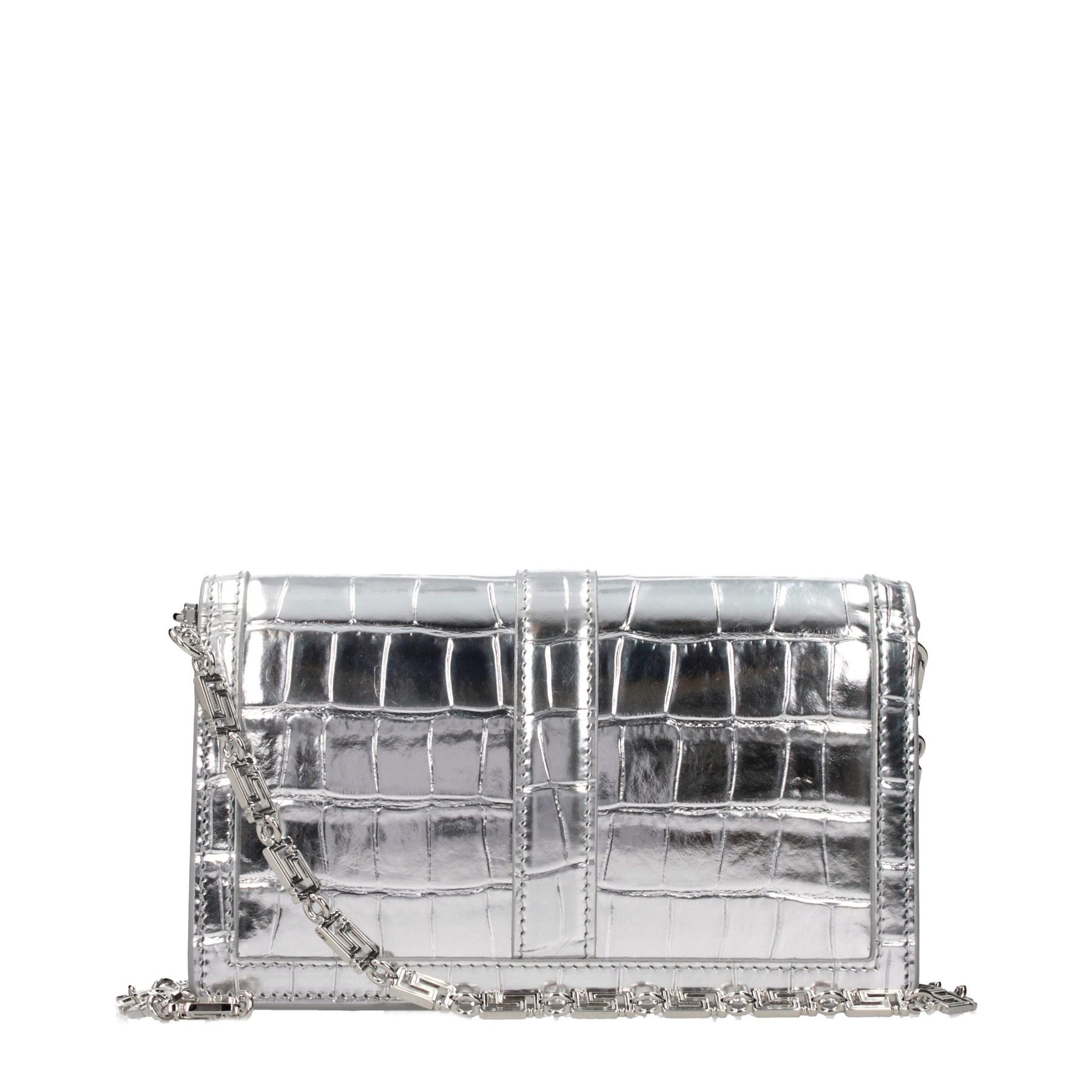 Versace Gray Leather Crossbody Bag | Regal Royce