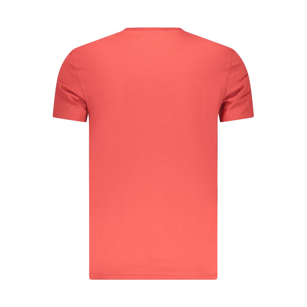 Timberland Red Organic Cotton Men T-Shirt | Regal Royce