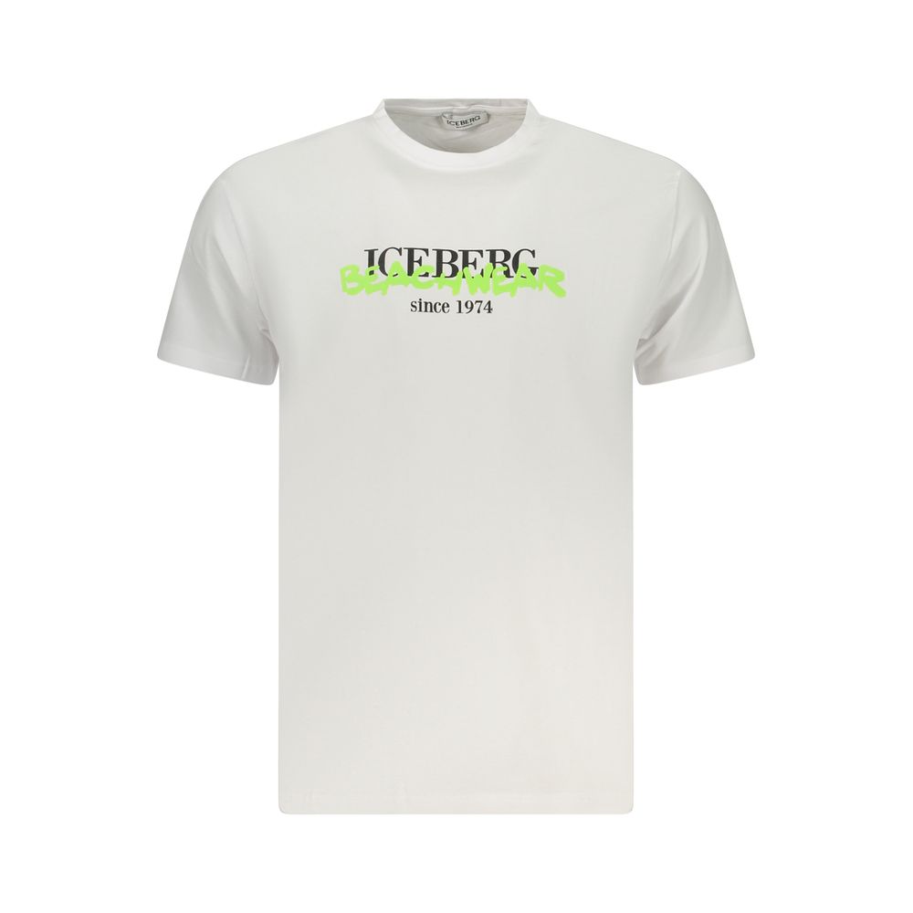 Iceberg Neon Cotton Men T-Shirt | Regal Royce
