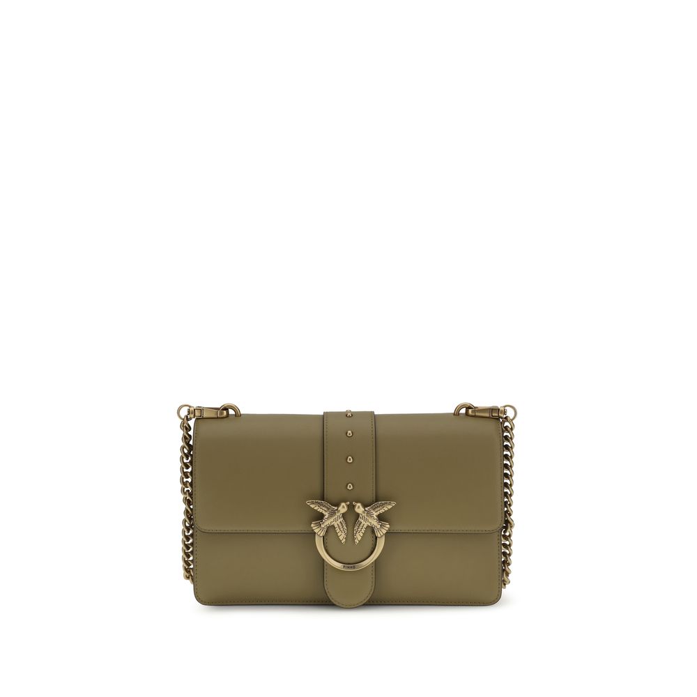 PINKO Bicolor Calf Leather Bos Taurus Shoulder Bag | Regal Royce