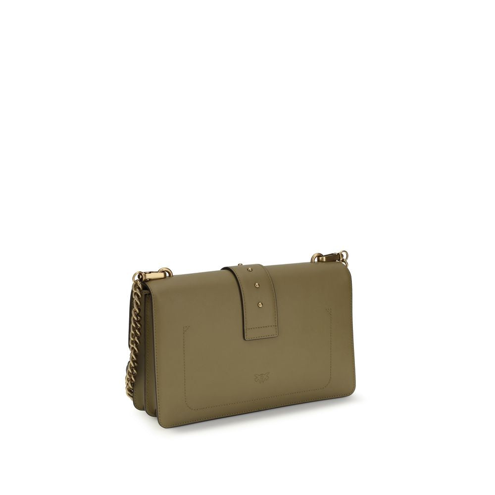 PINKO Bicolor Calf Leather Bos Taurus Shoulder Bag | Regal Royce