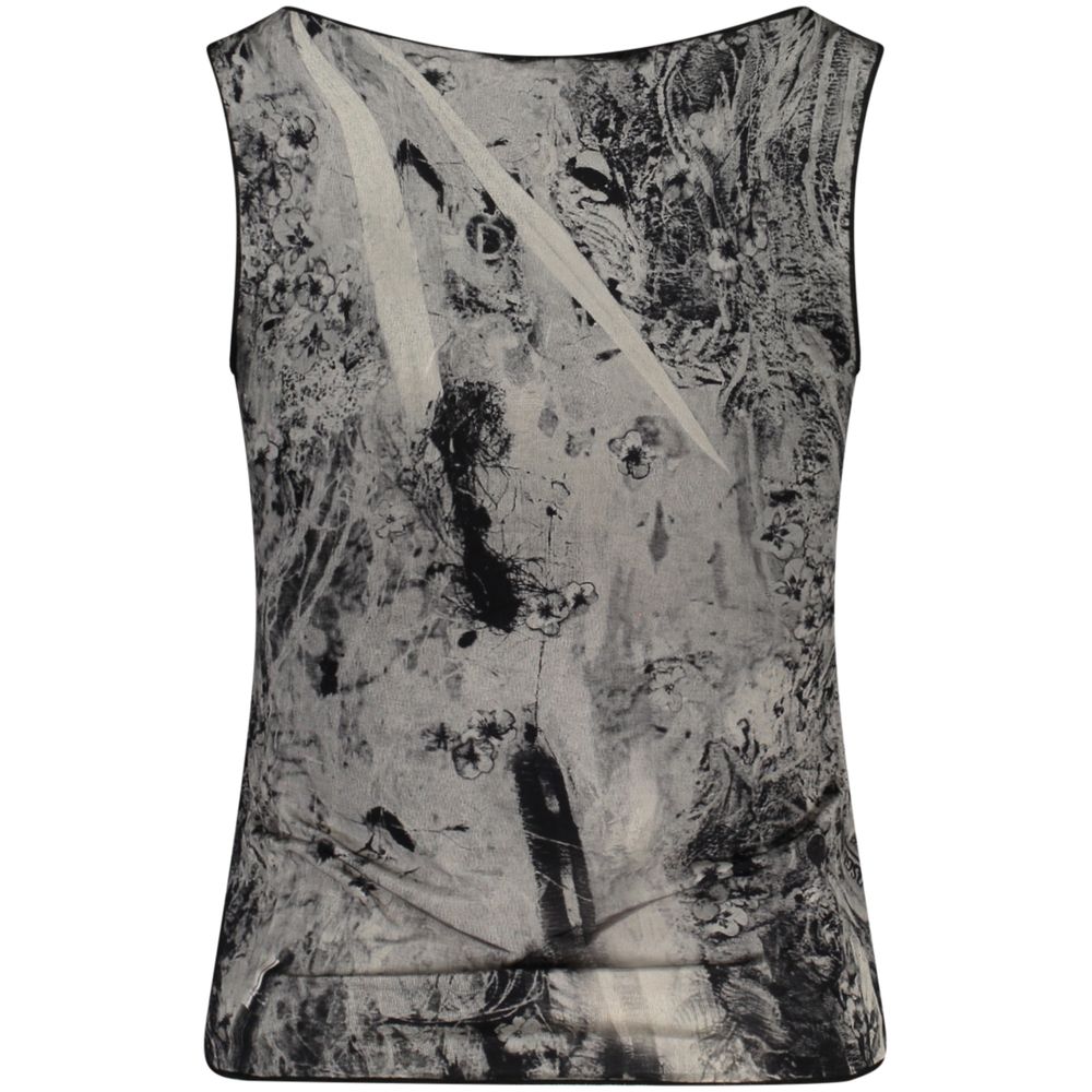 Desigual Black Viscosa Women Tank Top | Regal Royce