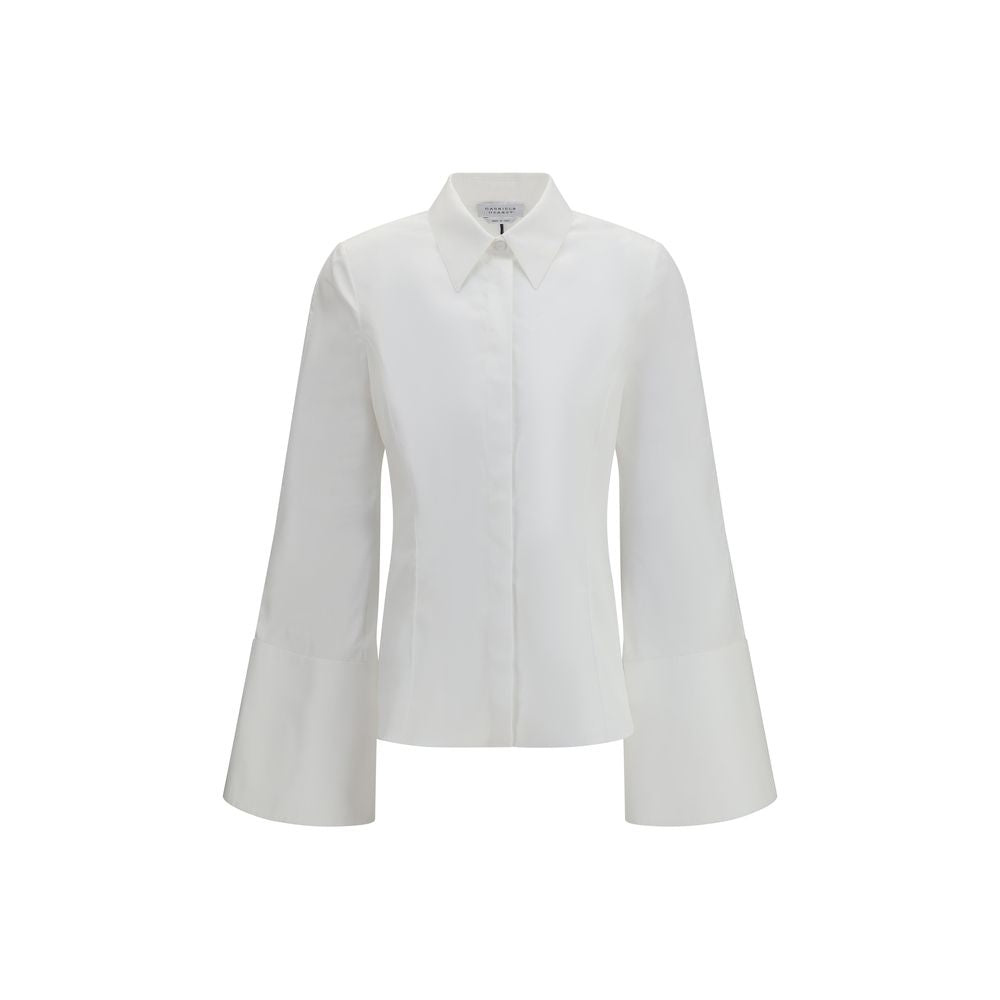 Gabriela Hearst White Cotton Dress Shirt | Regal Royce
