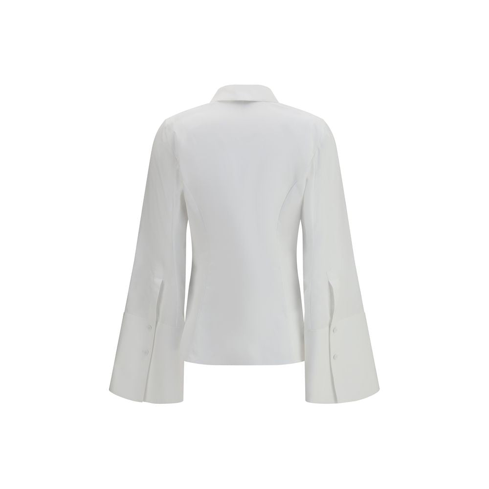 Gabriela Hearst White Cotton Dress Shirt | Regal Royce