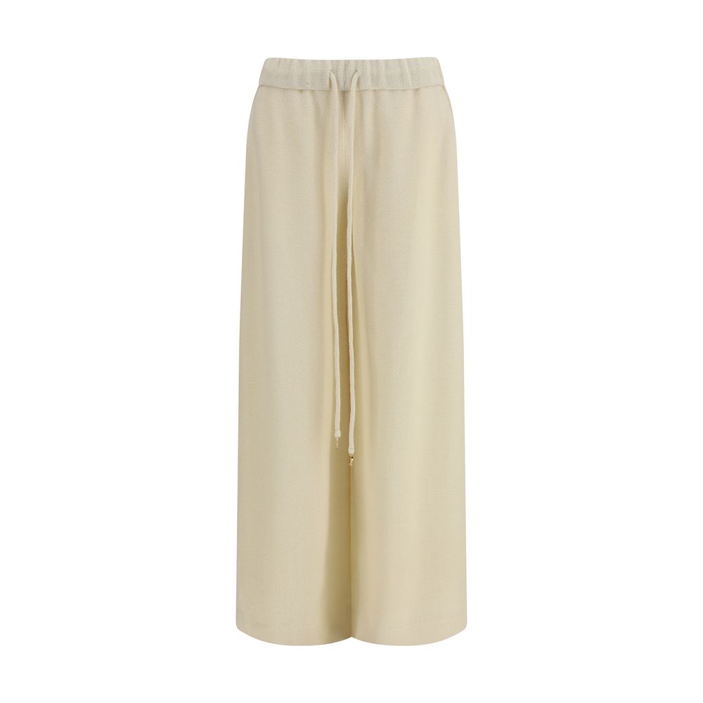 Gabriela Hearst Beige Alpaca Vicugna Pacos Casual Pants