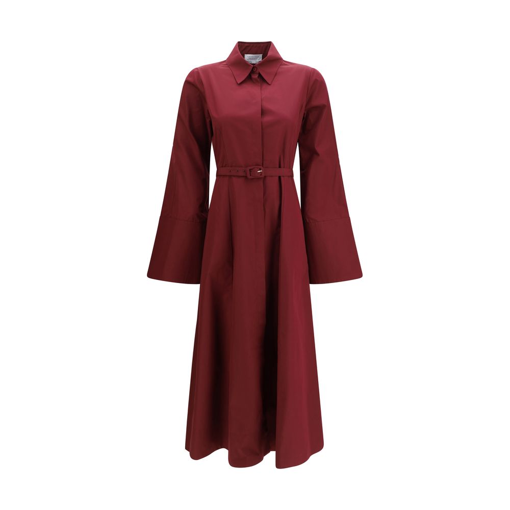 Gabriela Hearst Bordeaux Cotton Casual Dress | Regal Royce