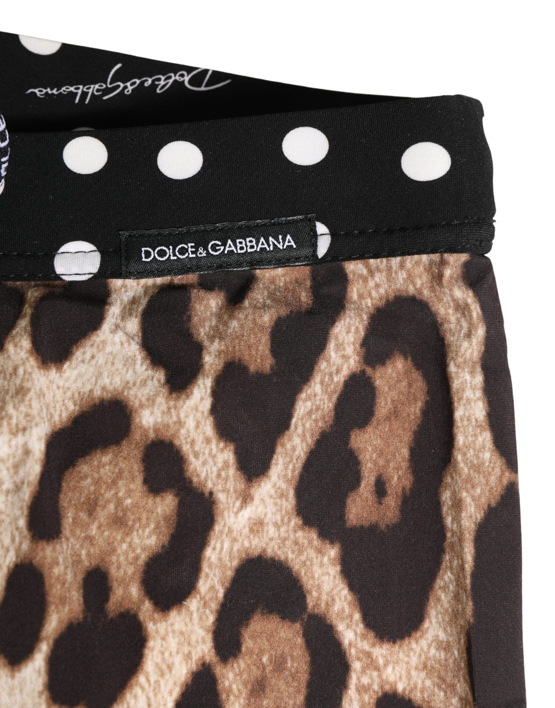 Dolce & Gabbana Multicolor Patterned Cycling Bike Shorts Underwear | Regal Royce
