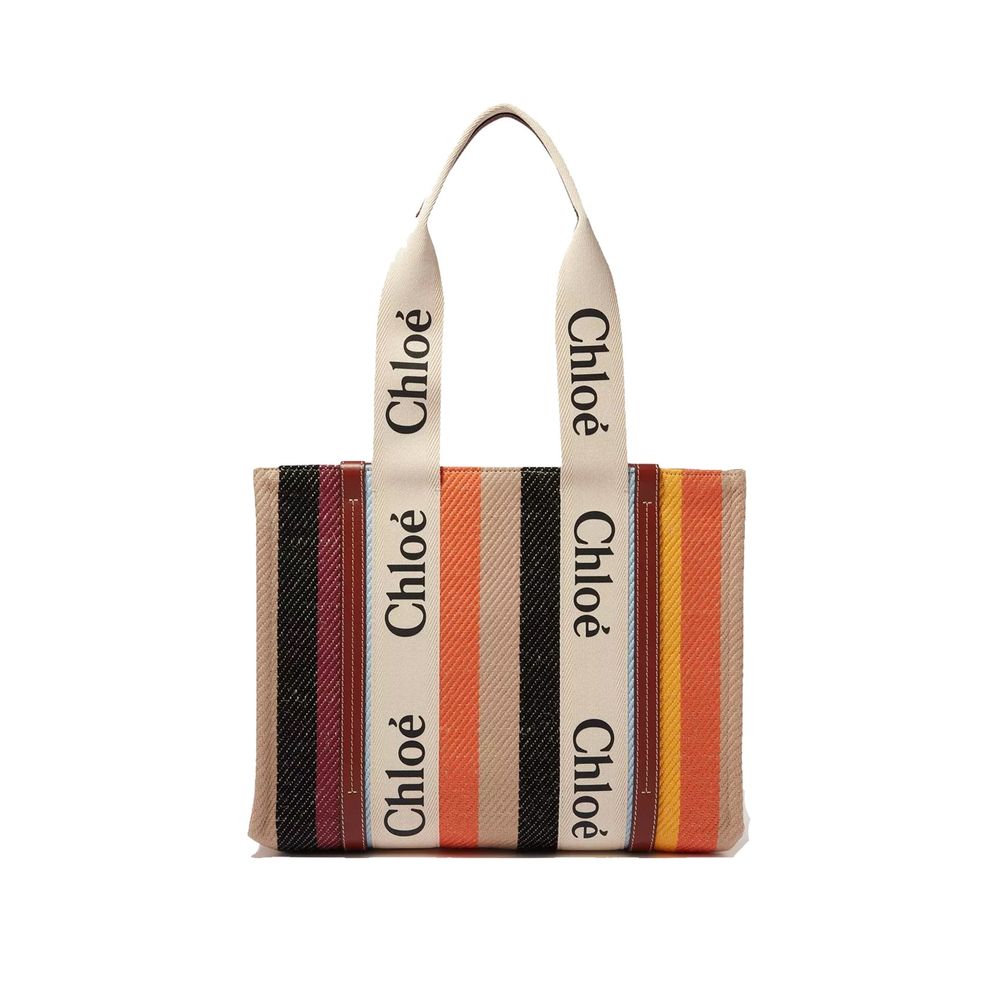 Chloé Beige Linen Tote Bag | Regal Royce