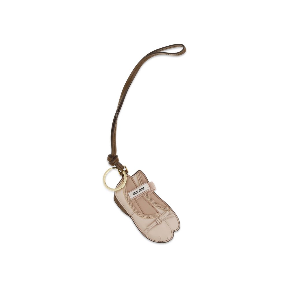 Miu Miu Multicolor Calf Leather Bos Taurus Keychain | Regal Royce