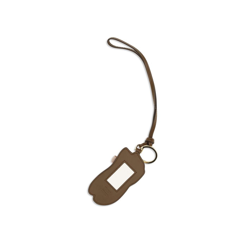 Miu Miu Multicolor Calf Leather Bos Taurus Keychain | Regal Royce
