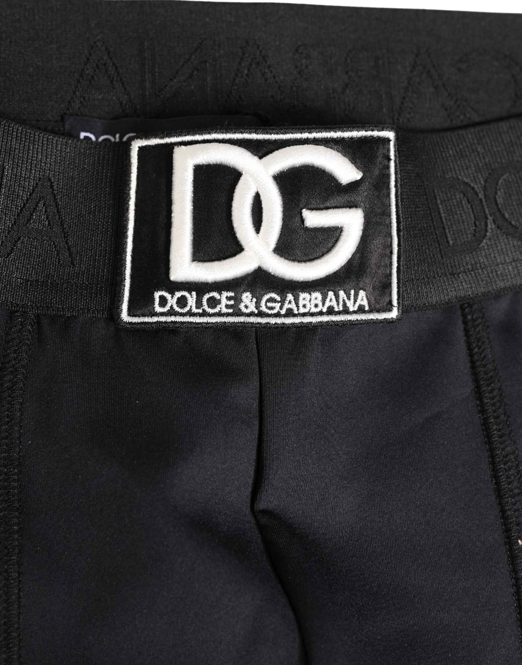 Dolce & Gabbana Black Logo Waistband Men BoxerShorts Underwear | Regal Royce