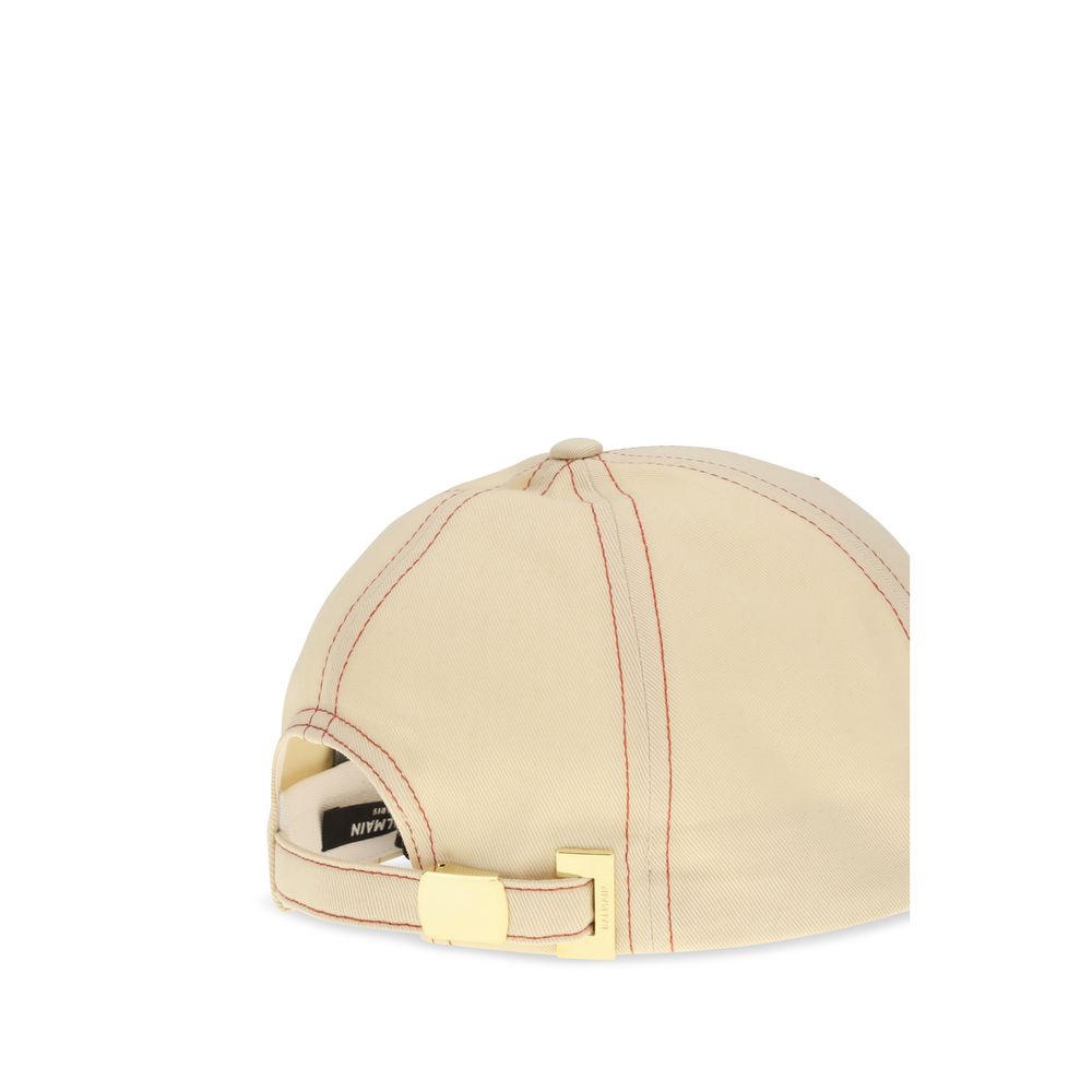 Balmain Beige Cotton Cap (Baseball Hat) | Regal Royce