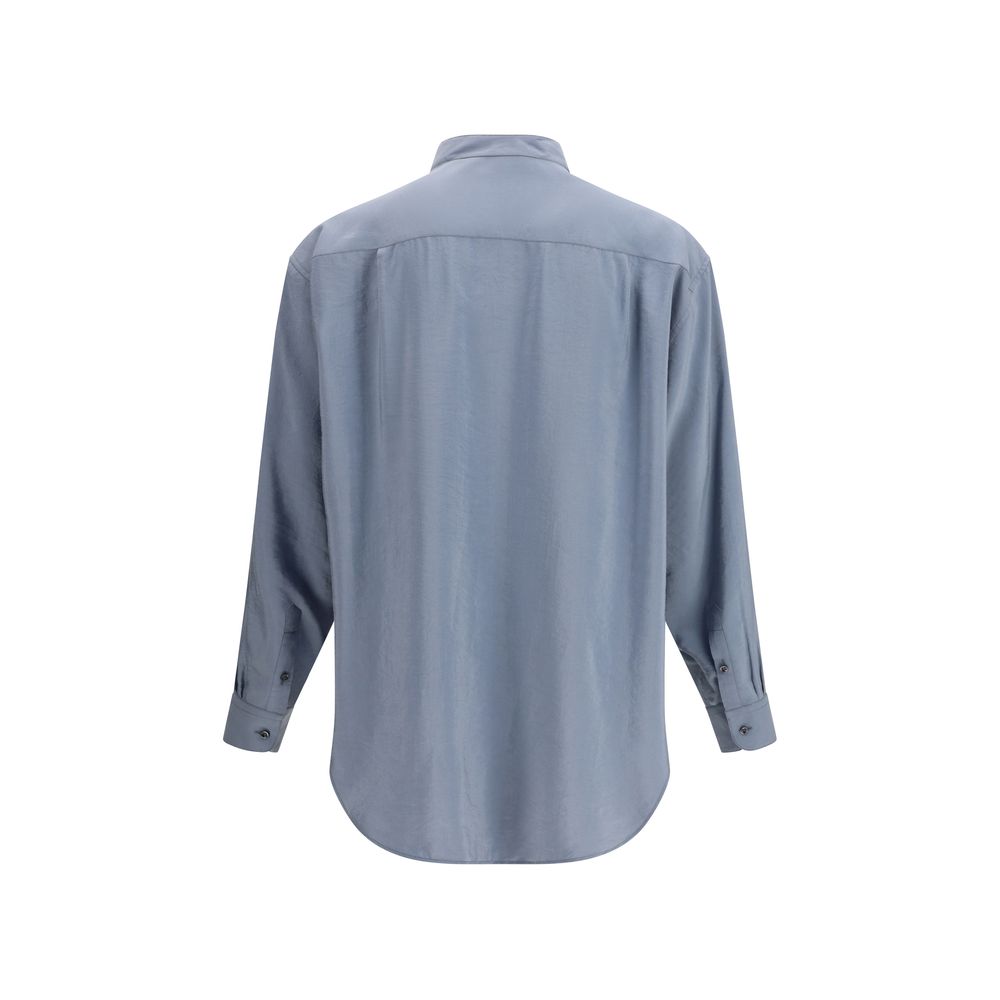 Giorgio Armani Gray Silk Shirt | Regal Royce