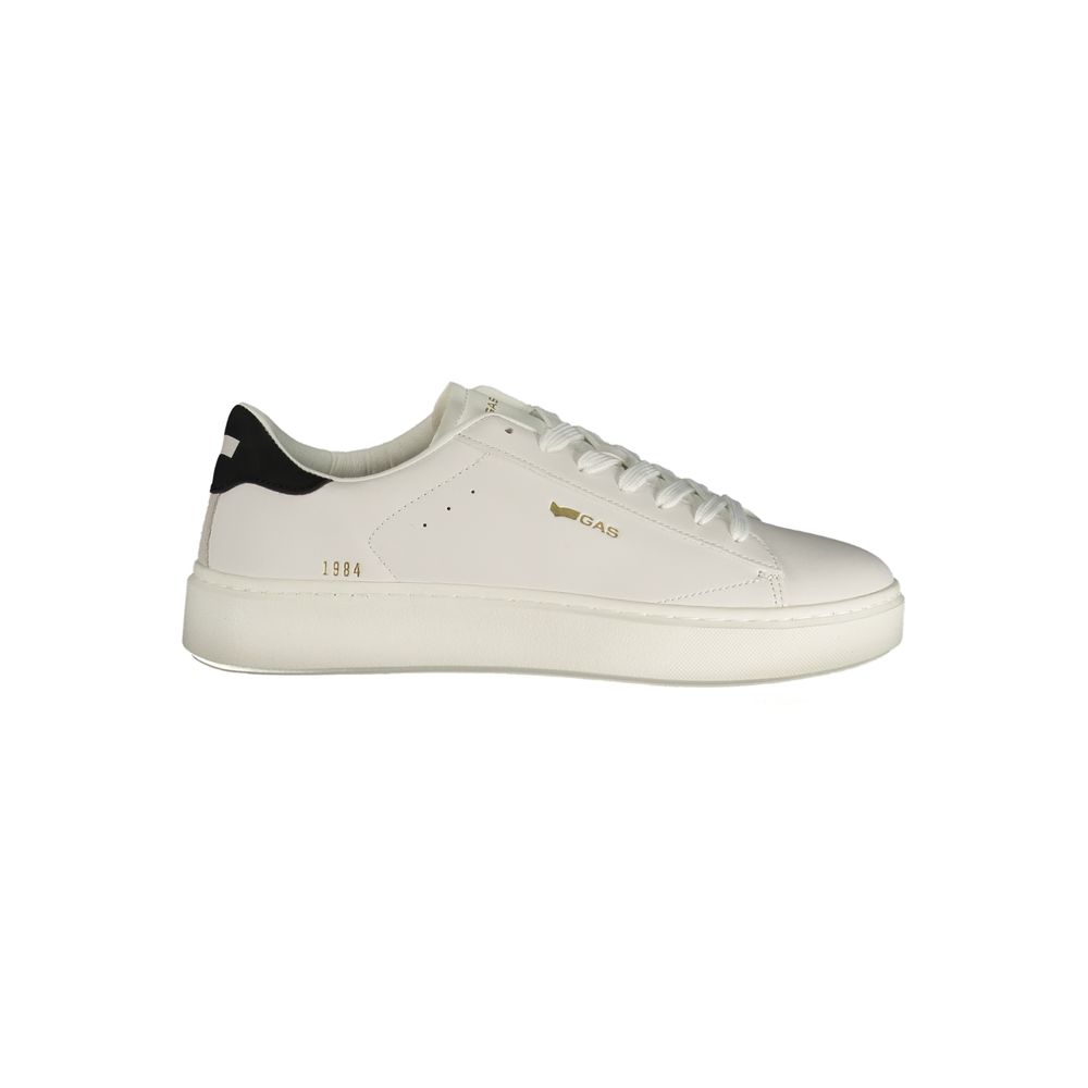 Gas White Polyurethane Men Sneaker | Regal Royce