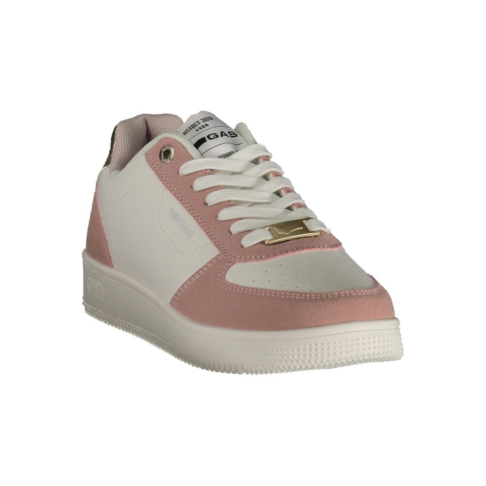 Gas White Polyurethane Women Sneaker | Regal Royce