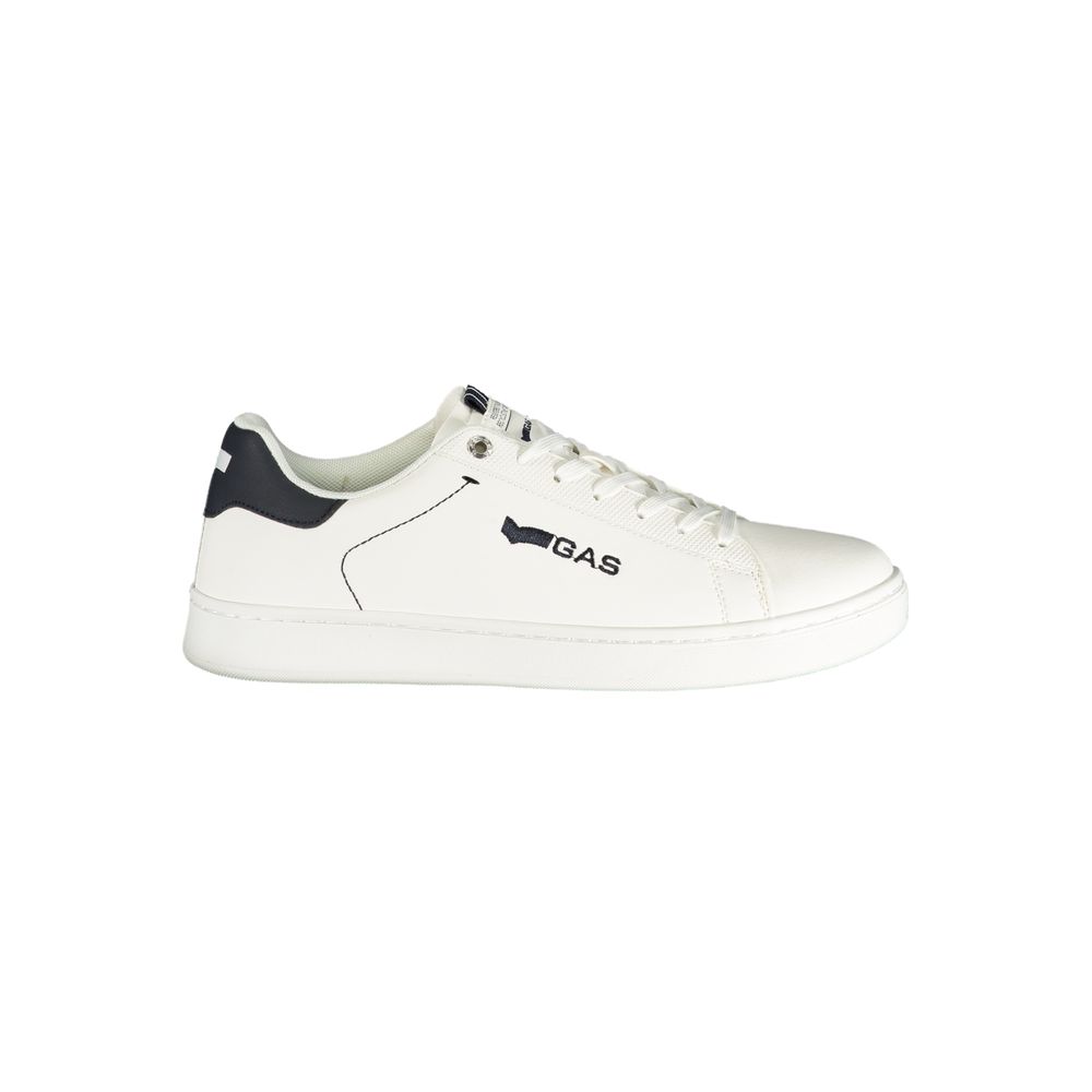 Gas White Polyurethane Men Sneaker | Regal Royce
