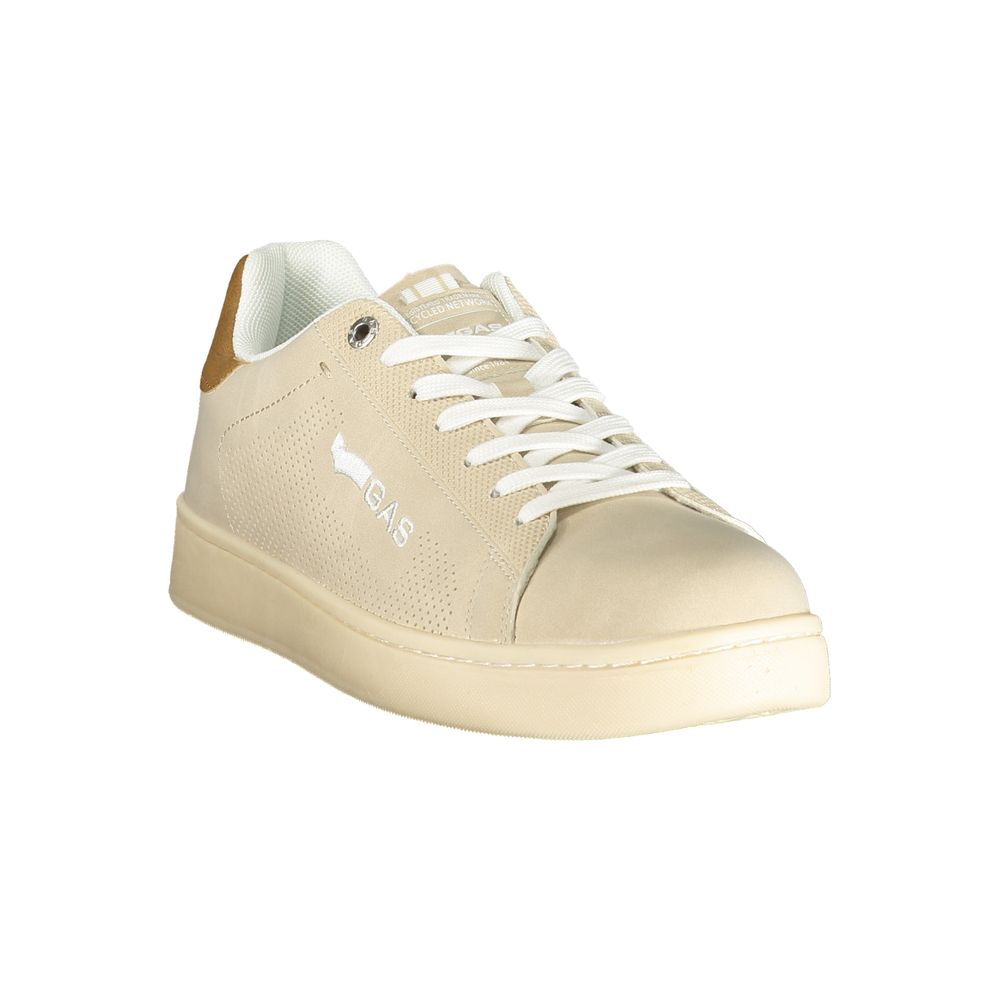 Gas Beige Polyurethane Men Sneaker | Regal Royce