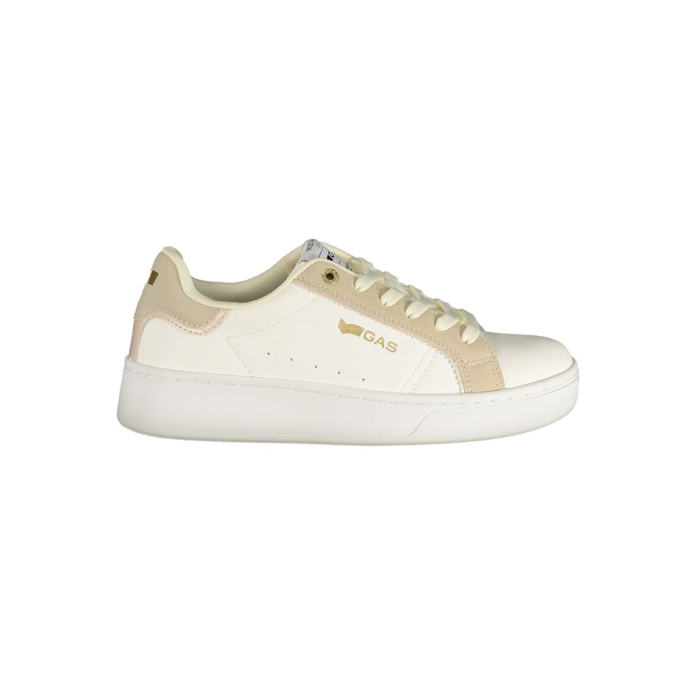 Gas Bianco Poliuretano Women Sneaker | Regal Royce