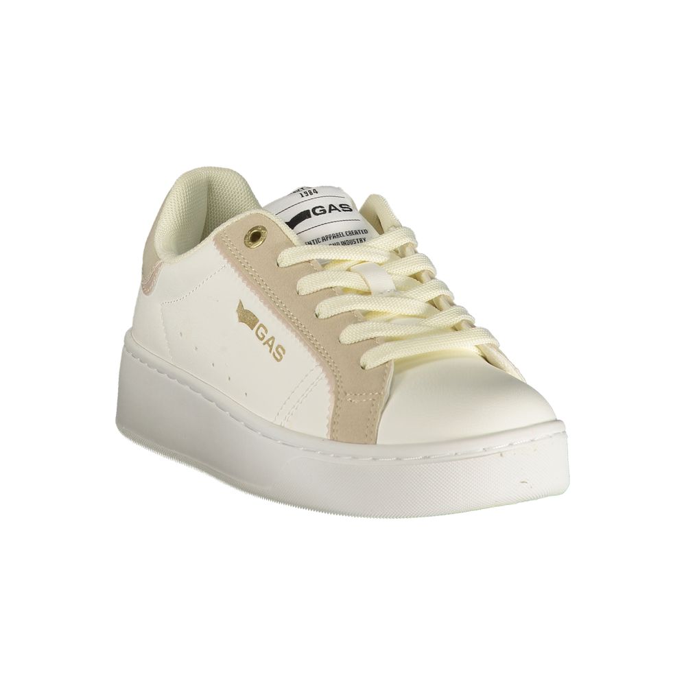 Gas Bianco Poliuretano Women Sneaker | Regal Royce