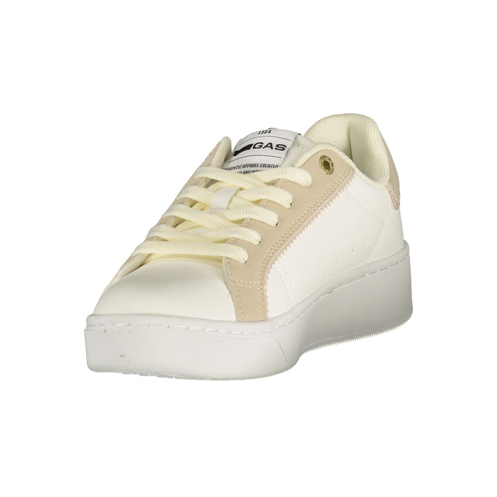 Gas Bianco Poliuretano Women Sneaker | Regal Royce
