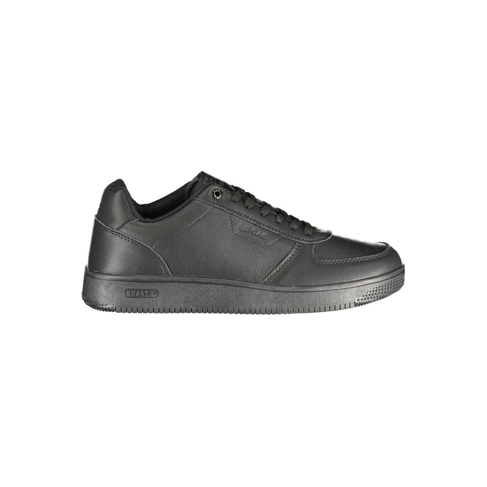 Gas Black Polyurethane Men's Sneaker | Regal Royce