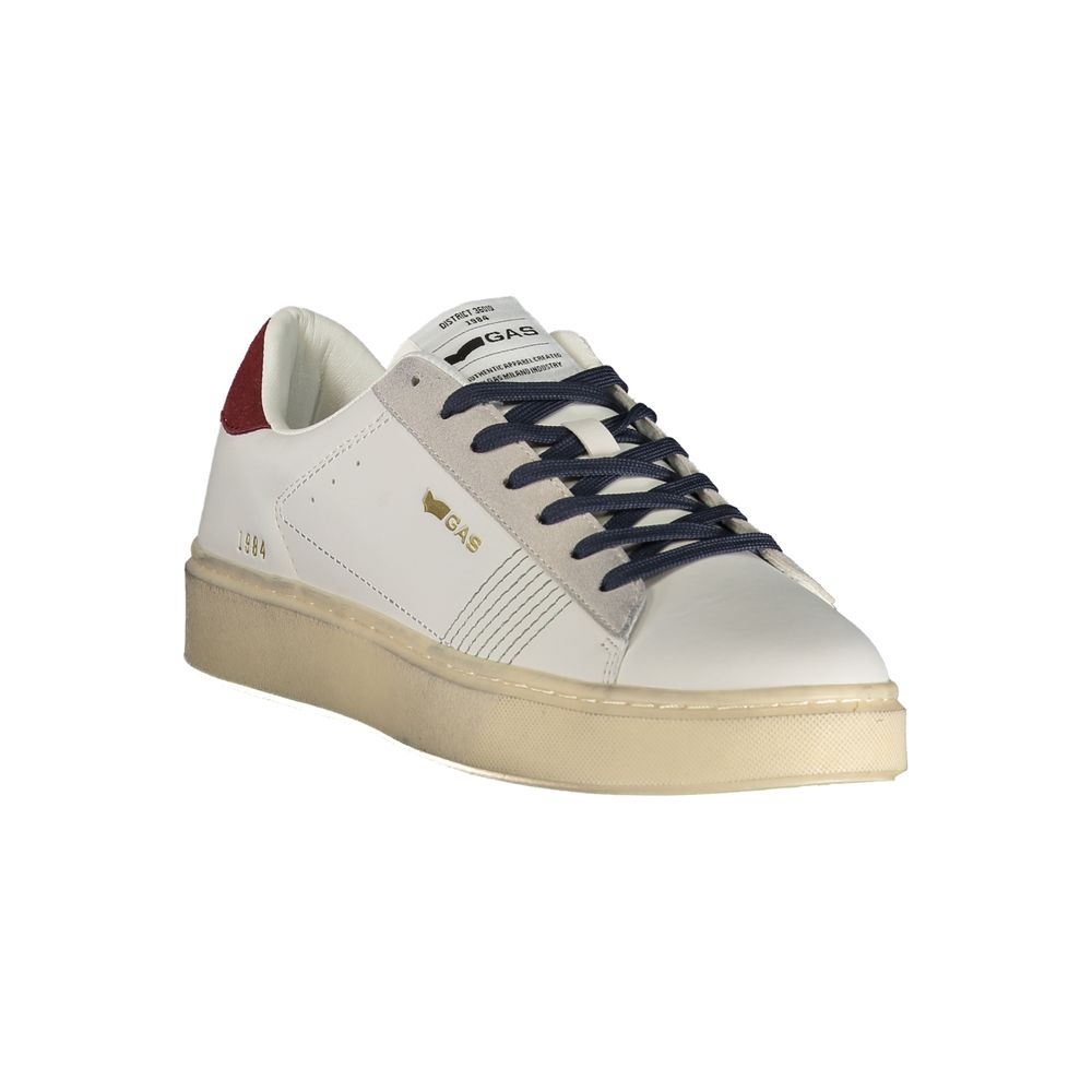 Gas White Polyurethane Men Sneaker | Regal Royce