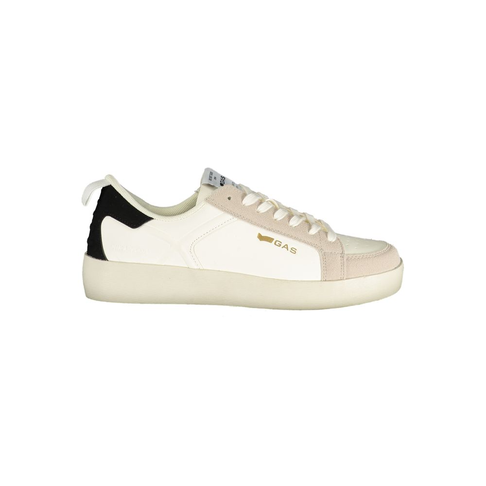 Gas Bianco Polyurethane Women Sneaker | Regal Royce