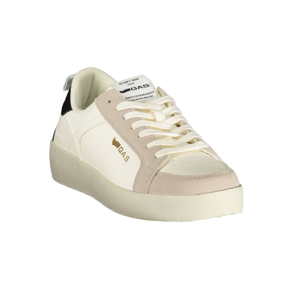 Gas Bianco Polyurethane Women Sneaker | Regal Royce