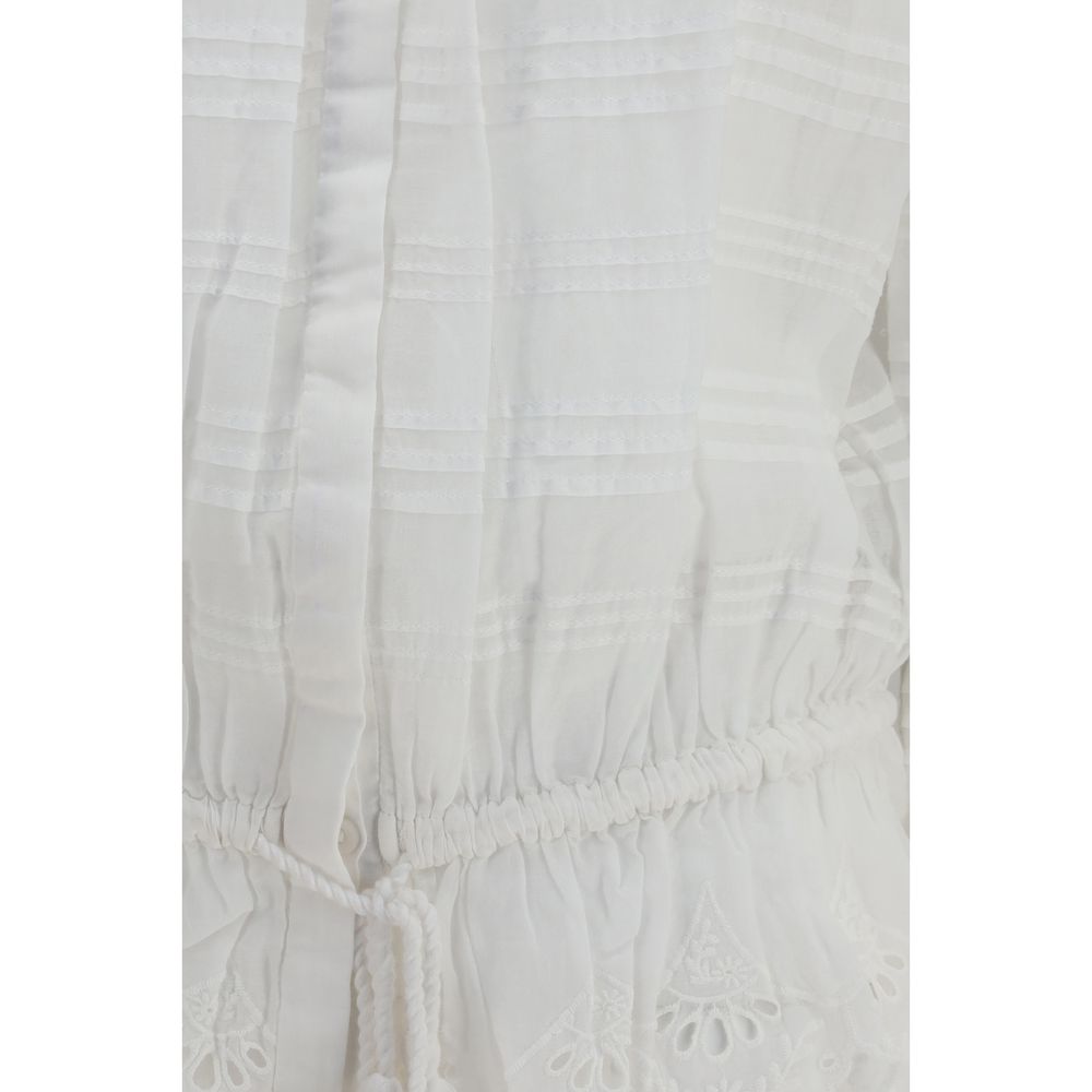 Marant Etoile White Polyester Blouse | Regal Royce