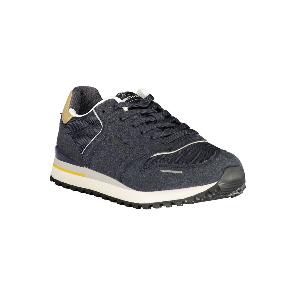Gas Blu Polyester Men Sneaker | Regal Royce