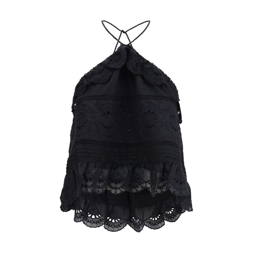 Marant Etoile Black Polyester Blouse | Regal Royce