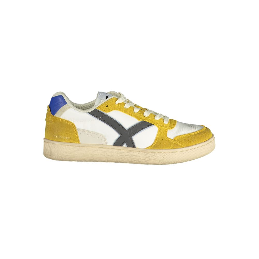 Gas White Polyester Men Sneaker | Regal Royce