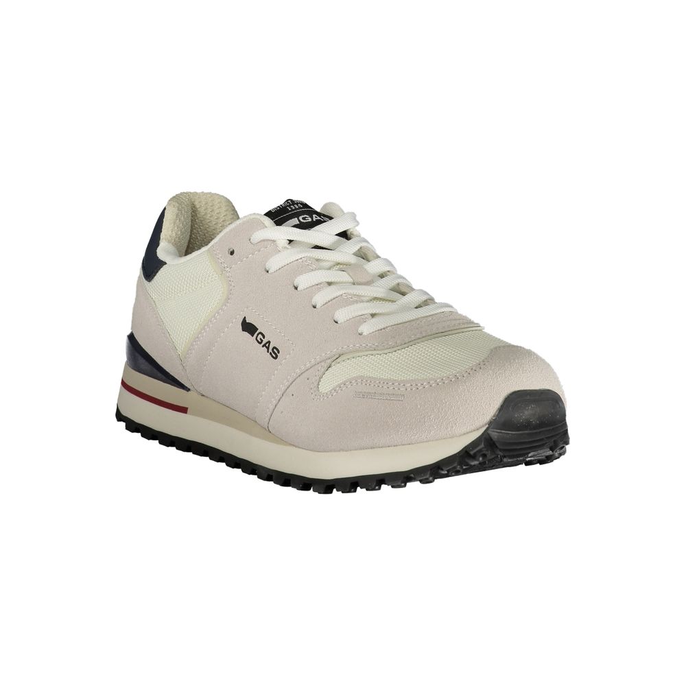 Gas Bianco Polyurethane Men Sneaker | Regal Royce