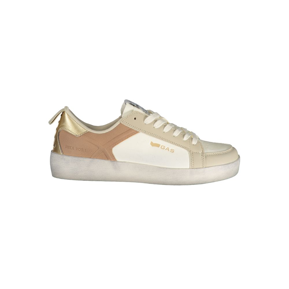 Gas Bianco Polyurethane Women Sneaker | Regal Royce