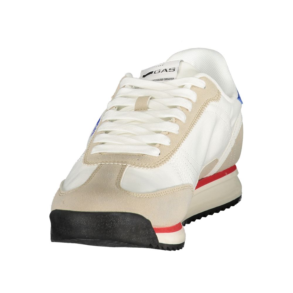 Gas White Polyurethane Men's Sneaker | Regal Royce