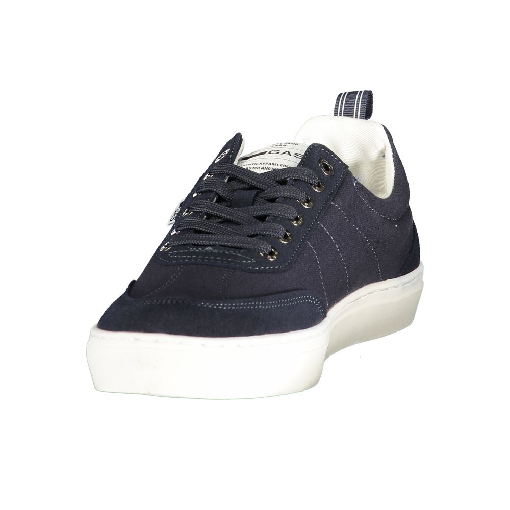 Gas Blu Polyurethane Men Sneaker | Regal Royce
