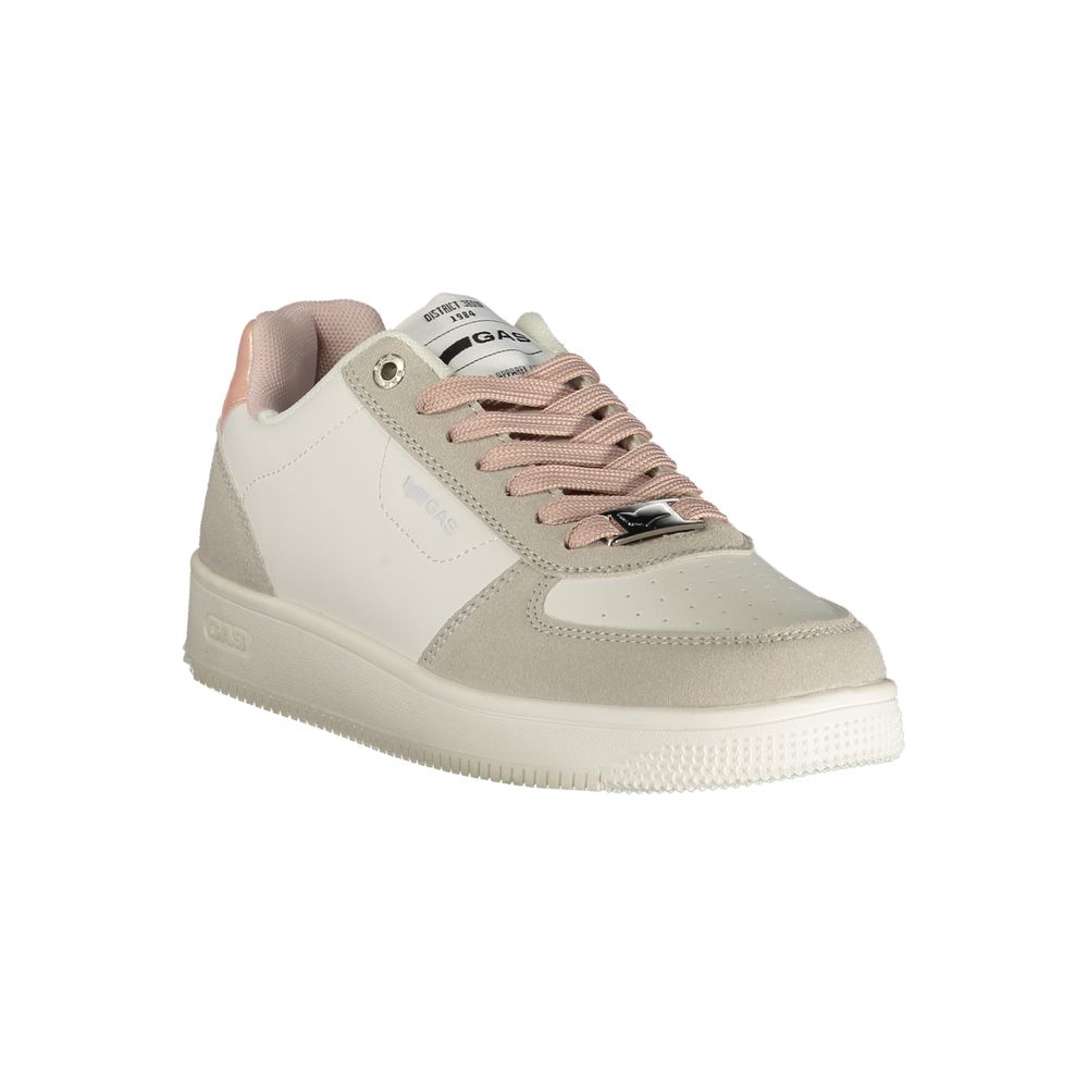 Gas White Polyurethane Women Sneaker | Regal Royce