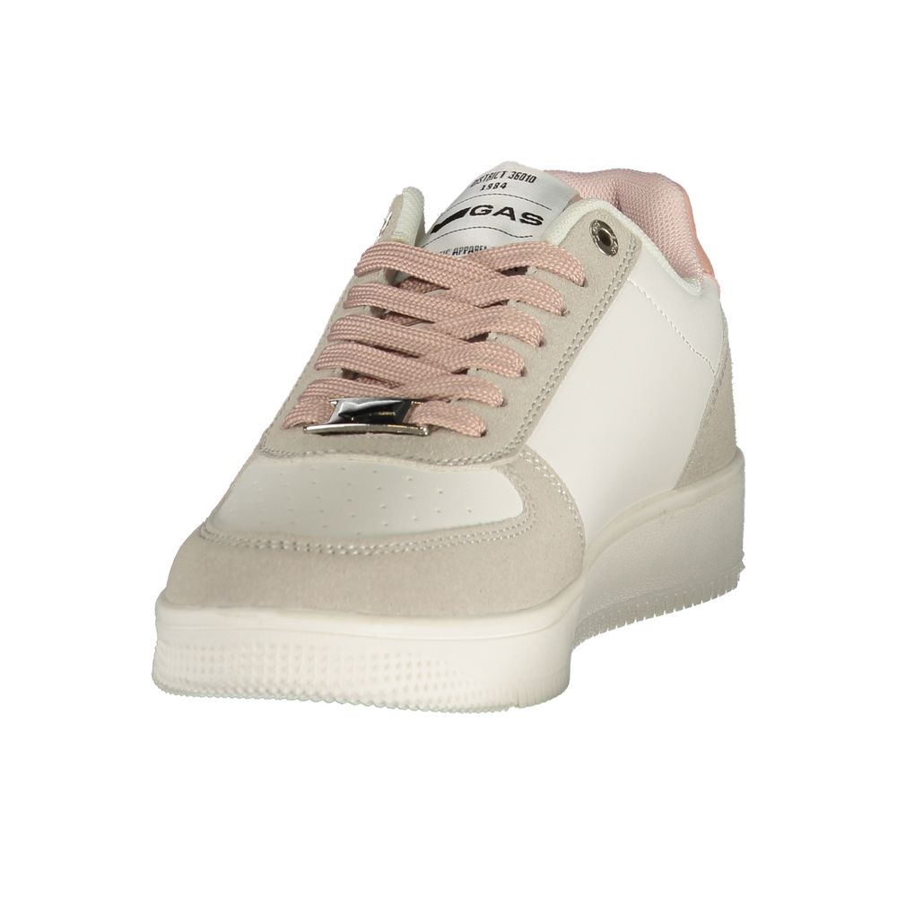 Gas White Polyurethane Women Sneaker | Regal Royce