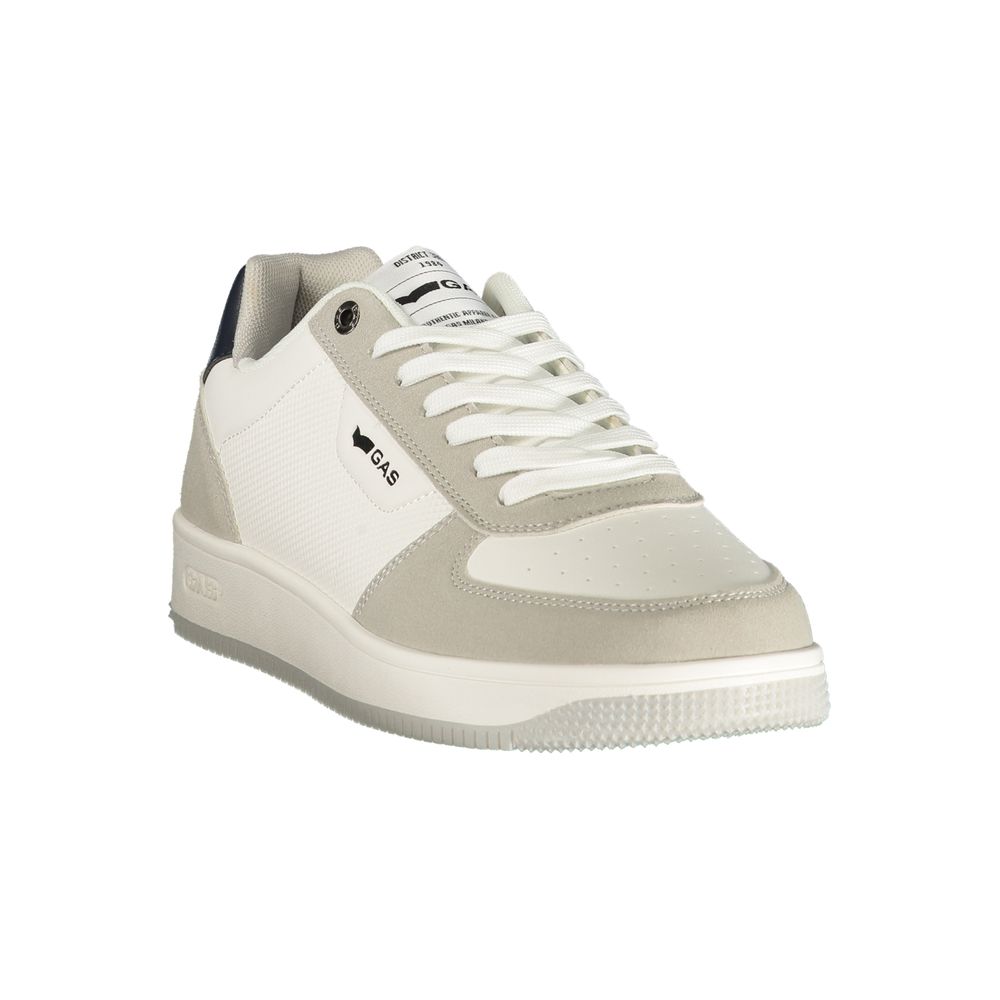 Gas Bianco Polyurethane Men Sneaker | Regal Royce