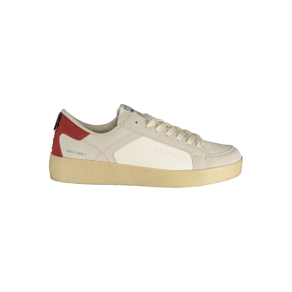 Gas White Polyurethane Men Sneaker | Regal Royce