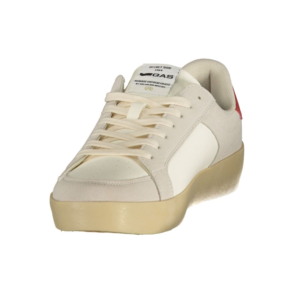 Gas White Polyurethane Men Sneaker | Regal Royce