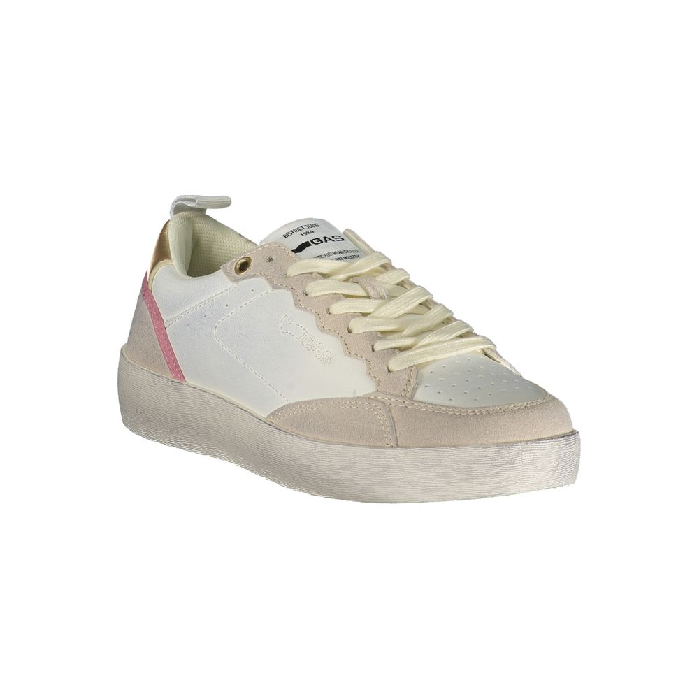 Gas Bianco Polyurethane Women Sneaker | Regal Royce