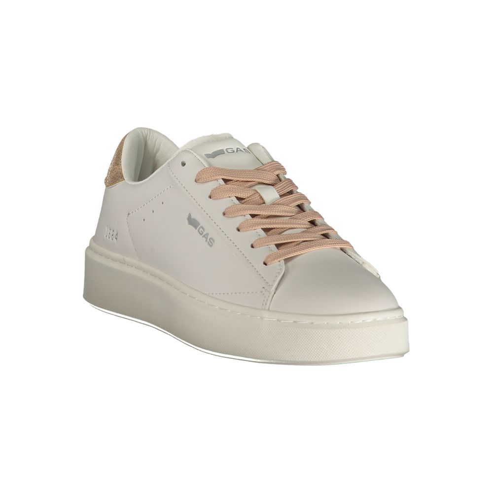 Gas Bianco Polyurethane Women Sneaker | Regal Royce