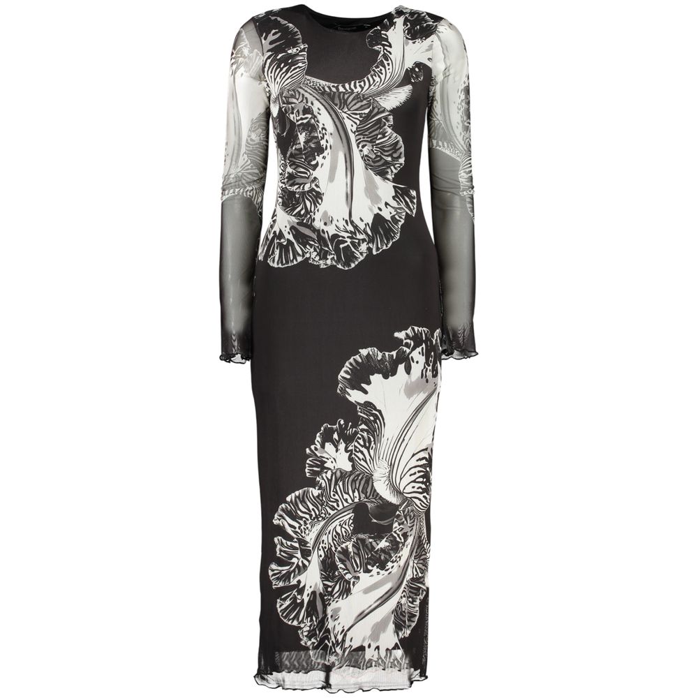 Desigual Black Polyester Women Dress | Regal Royce