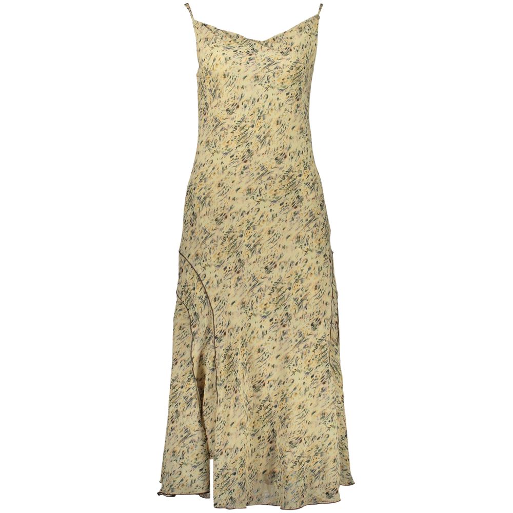 Desigual Beige Polyester Women Dress | Regal Royce