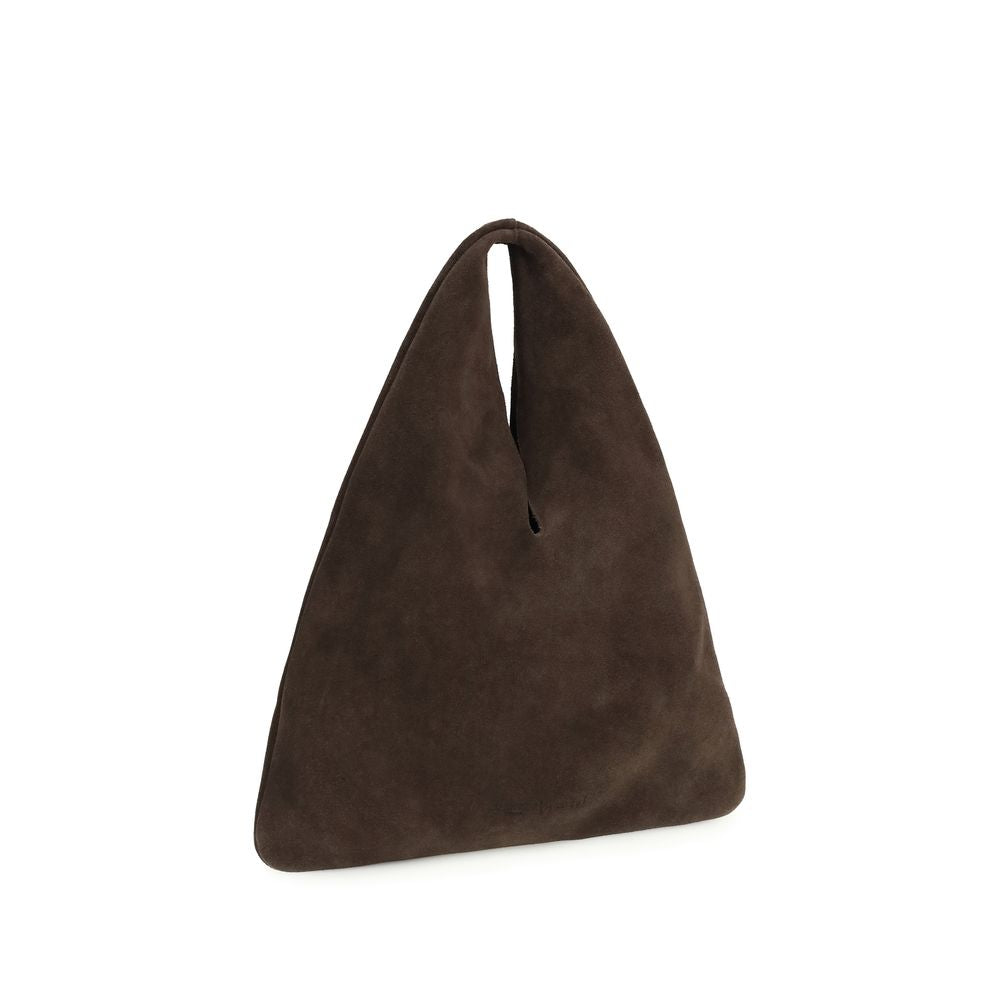 Manebi Brown Calf Leather Bos Taurus Shoulder Bag | Regal Royce