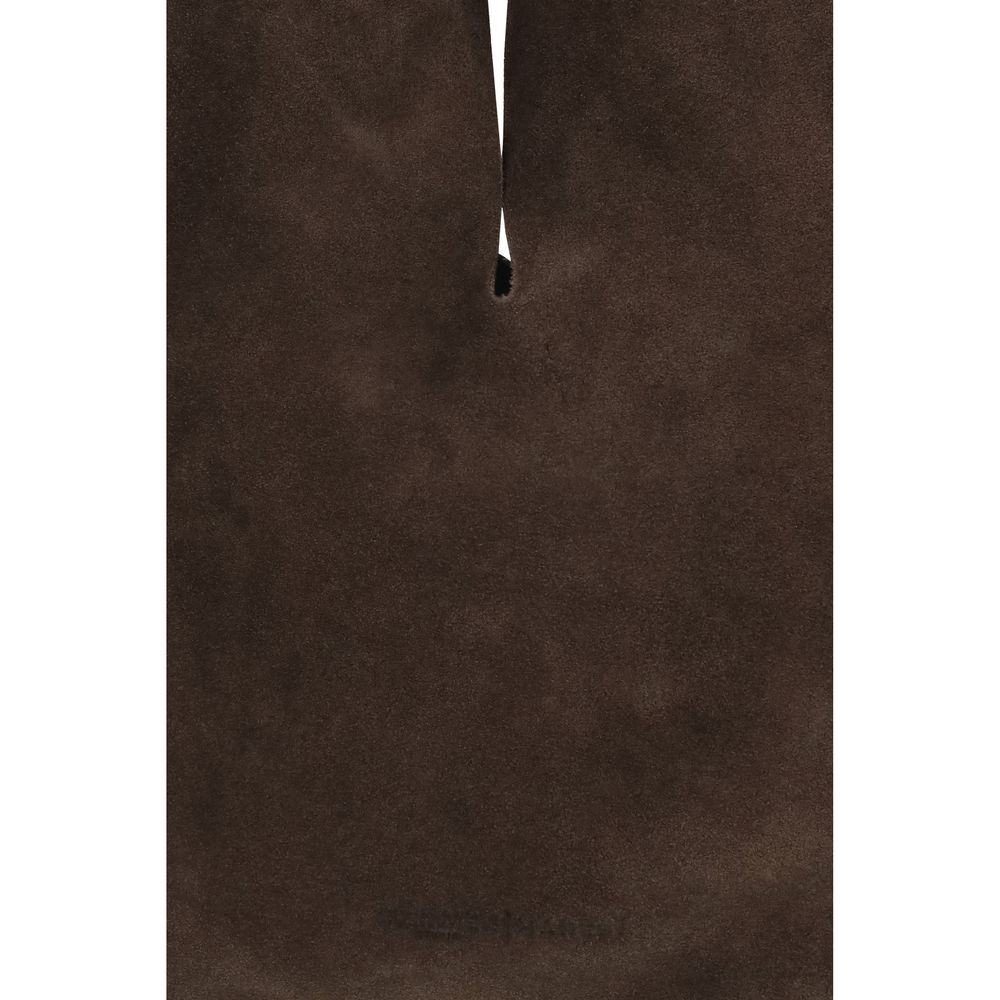 Manebi Brown Calf Leather Bos Taurus Shoulder Bag | Regal Royce